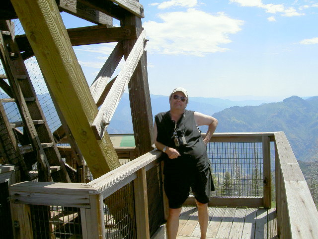 Hat Point Fire Tower overlooking the Snake River