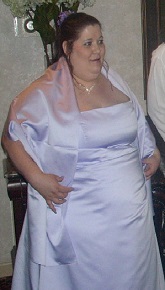june 2010 at my sisters wedding about 335lbs