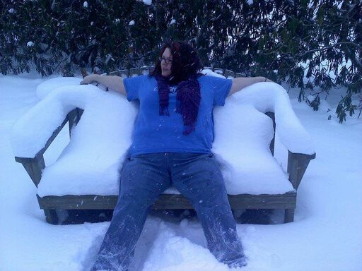 Me goofing around during winter January 2011.