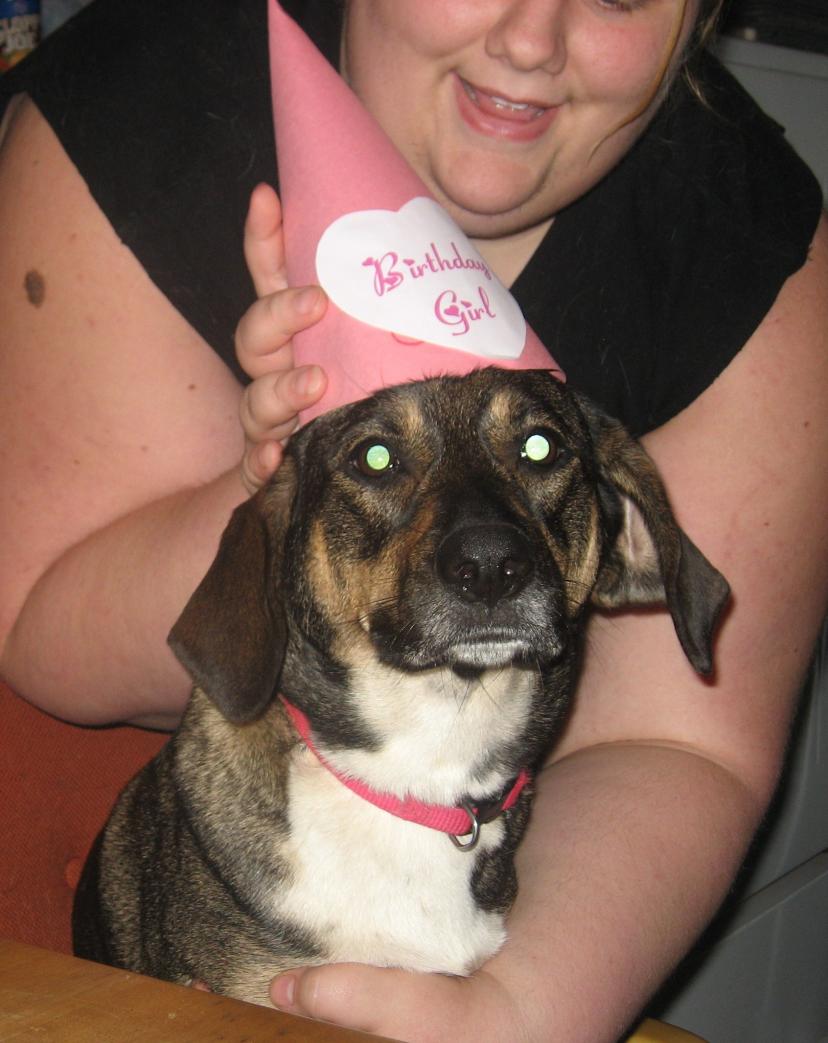 My baby Brandy's 5th birthday (i think)
