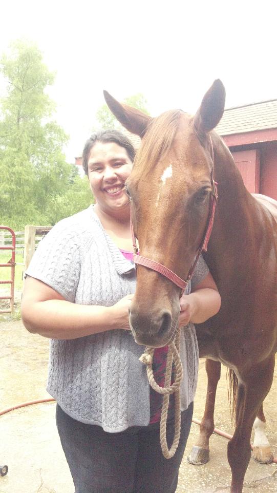 My love horses- Kayleigh and I