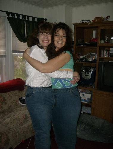 The Jeans...My best friend and I were 2 pounds less TOGETHER than the day I had my surgery.  Yes, that's BOTH of us in my pre-op size 26 jeans. LOL
