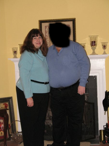 Thie picture is called "Decision Maker".  Here I was, Thanksgiving 2004 with my now ex-husband.  This pic PROVED that I MUST have the surgery.